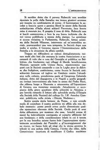 L'antischiavismo organo della Società antischiavista d'Italia e dei comitati antischiavisti nazionali
